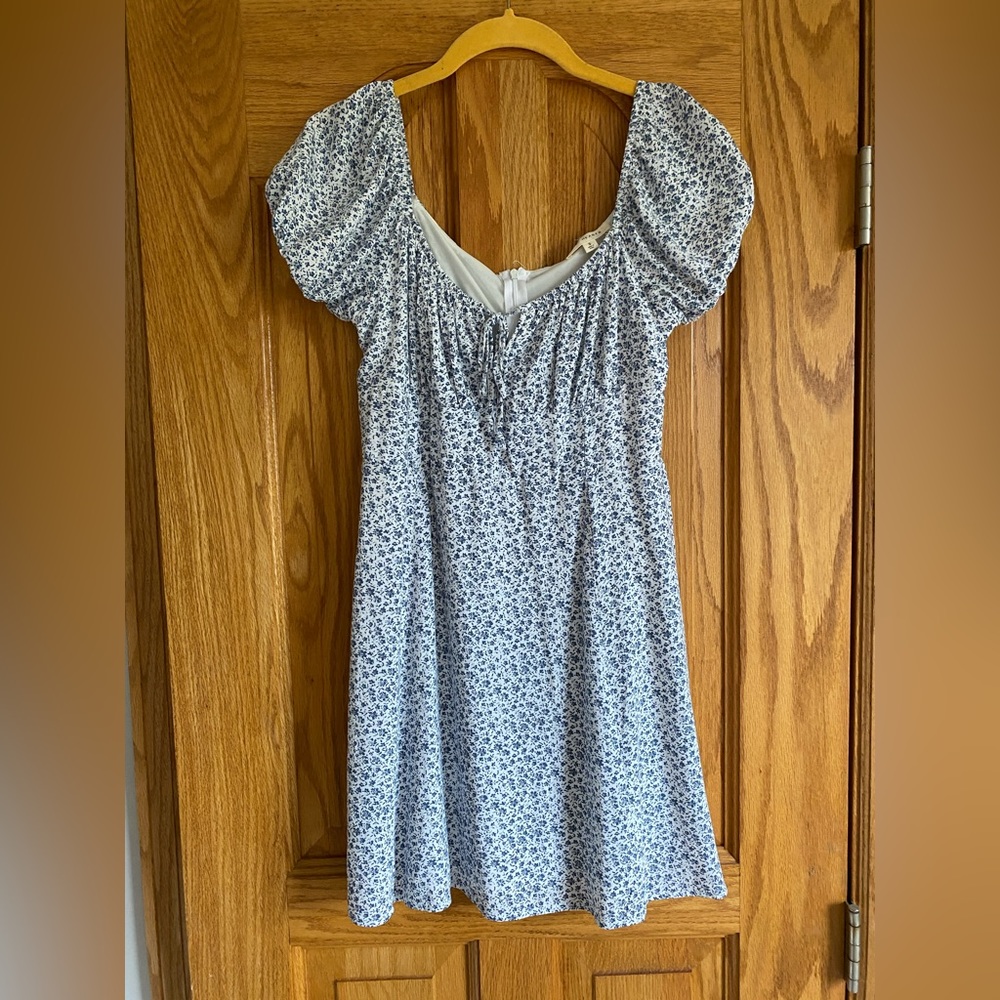 Pacsun Blue Floral Dress